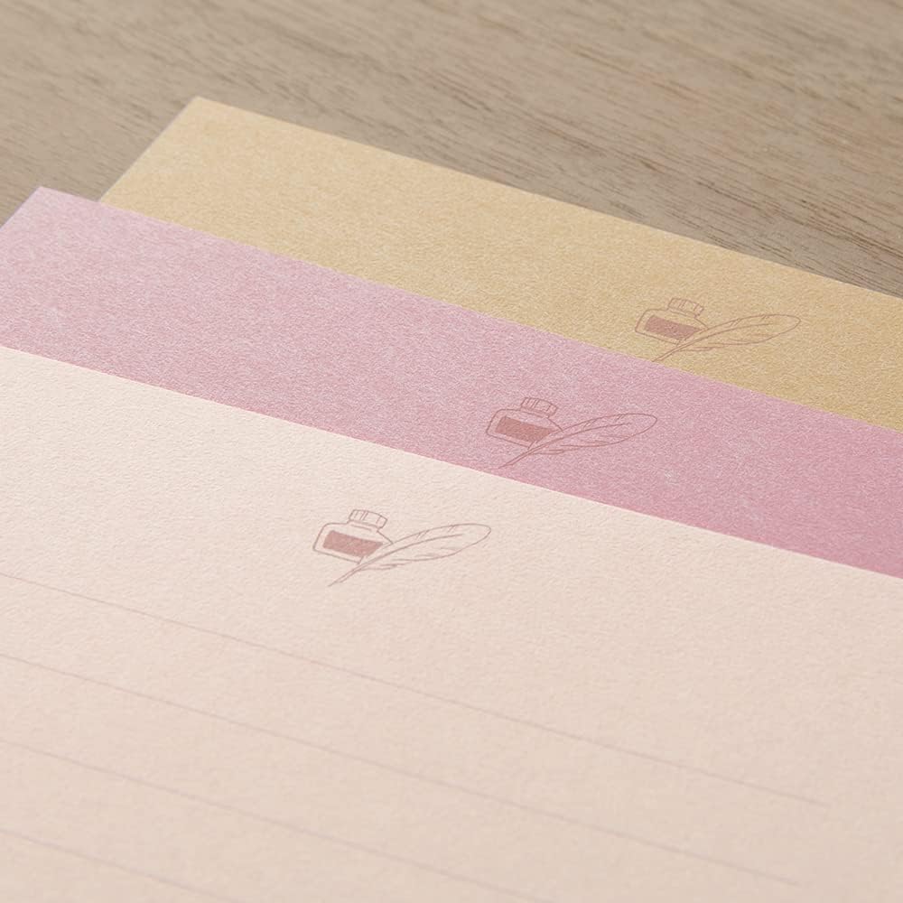 Midori 86915006 Letter Set, Gift Colors, Pink