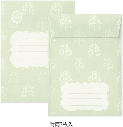 Midori 86923006 Letter Set, Collage, Stationery Pattern