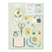 Midori 86923006 Letter Set, Collage, Stationery Pattern