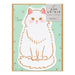 DESIGNPHIL 86924006 Midori Letter Set, Die Cut, Cat Pattern