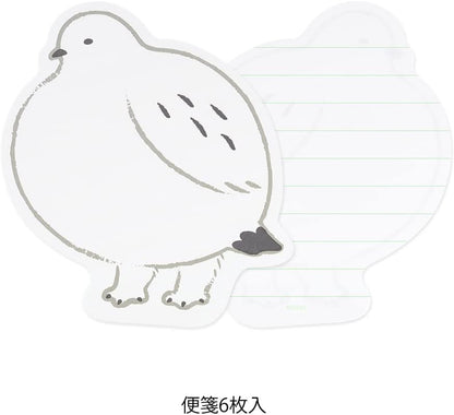 Midori 86925006 Letter Set, Die Cut, Grouse Pattern