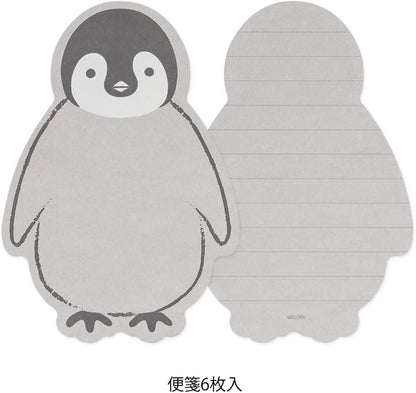 Midori 86926006 Die Cut Penguin Letter Set