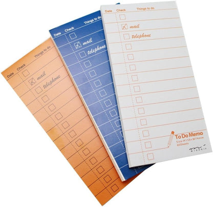 Midori Memo to-Do List, Navy Blue 91802345
