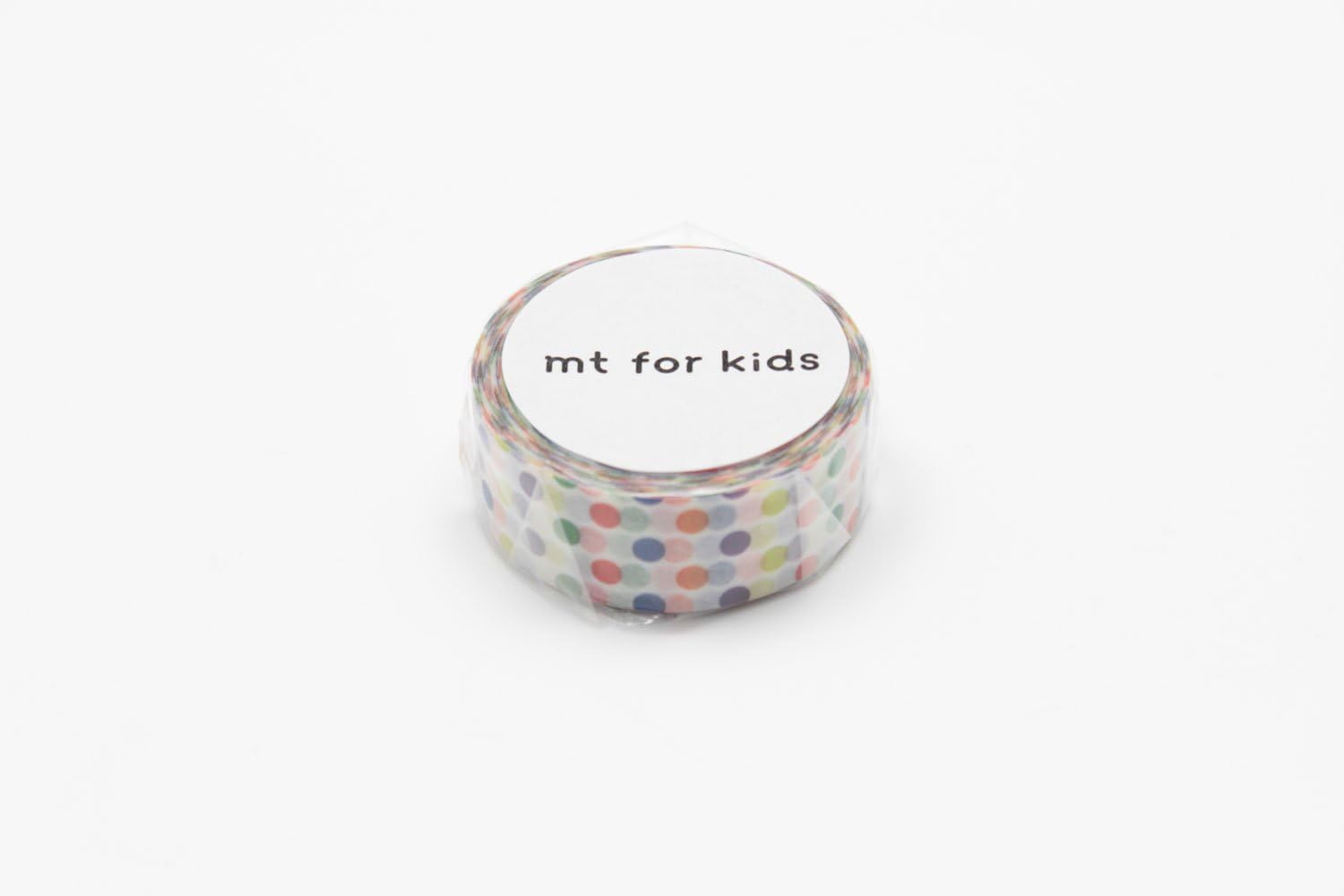 mt Washi Afplakband voor kinderen, kleurrijke stip