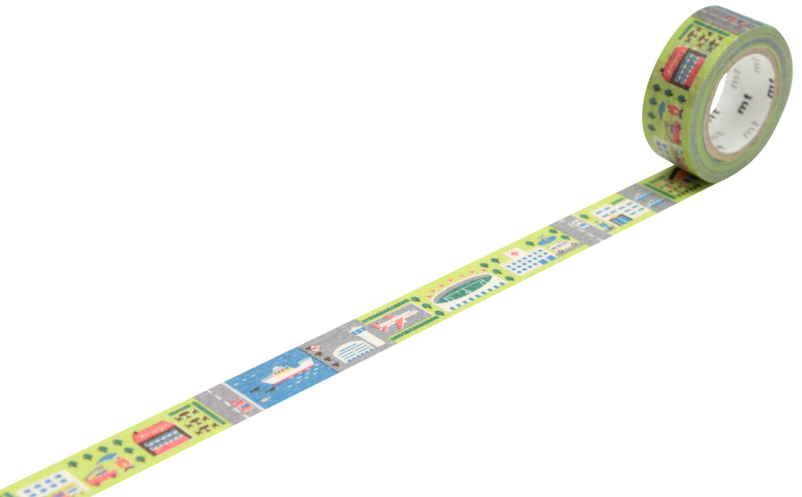 Mt Work Town Design Washi Masking Tape for Kids