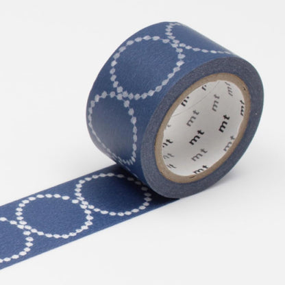 Masking Tape (MT) Mina Tambourine Small Navy Blue