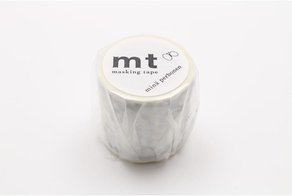 MT"Mina Perhonen Tambourine Grande" Washi Masking Tape - Silver