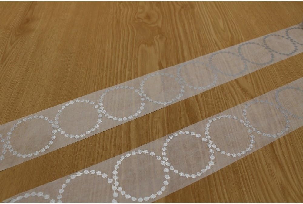 MT"Mina Perhonen Tambourine Grande" Washi Masking Tape - Silver