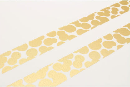 MT"Mina Perhonen Soda Water Gold" Washi Masking Tape