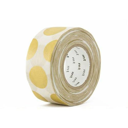 mt Pack Cinta adhesiva de papel Washi [MT Kamoi Kakoshi genuina/producida en Japó: 1 in. x 17 yds. (Dot Gold