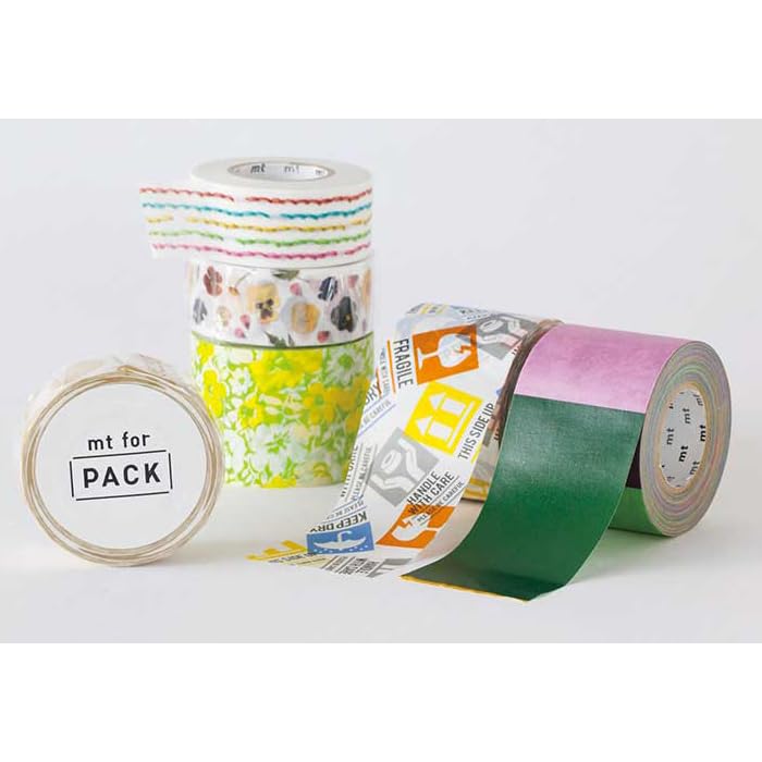 mt Pack Cinta adhesiva de papel Washi [MT Kamoi Kakoshi genuina/producida en Japó: 1 in. x 17 yds. (Dot Gold