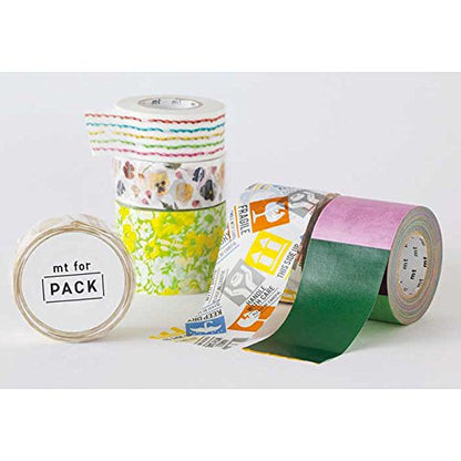 mt Pack Cinta adhesiva de papel Washi [MT Kamoi Kakoshi genuina/producida en Japó: 1 in. x 17 yds. (Dot Gold