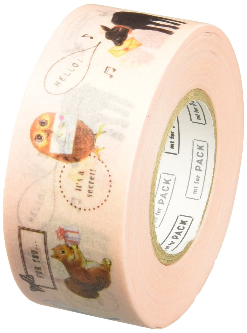 MT Washi Tape MTPACK10Z Masking Tape, for Pack, Animals