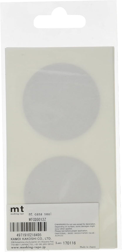 MT CASA 50 mm Seal Circle Sticker - Gold (Pack of 10