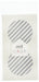 MT CASA 50 mm Seal Circle Sticker - Stripe Silver (Pack of 10