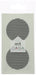 MT CASA 50 mm Seal Circle Sticker - Border Black (Pack of 10