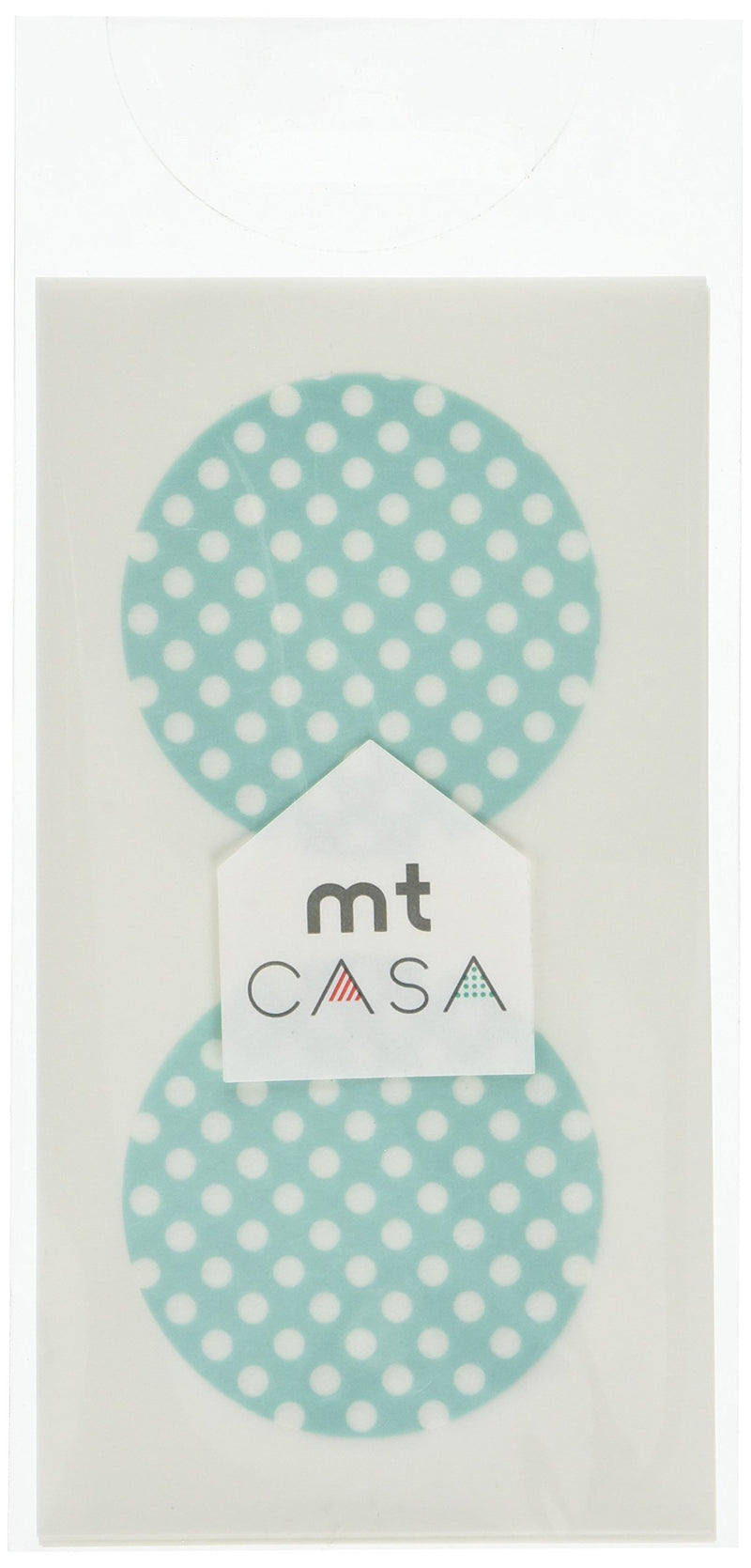MT CASA 50 mm Seal Circle Sticker - Dot Mint Base (Pack of 10