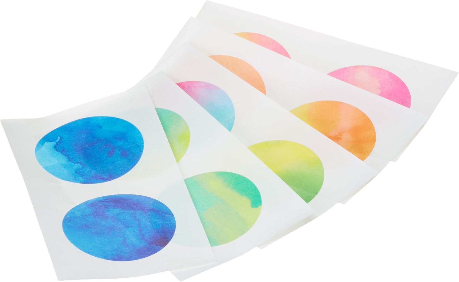 MT CASA 50 mm Seal Circle Sticker - Watercolour (Pack of 10