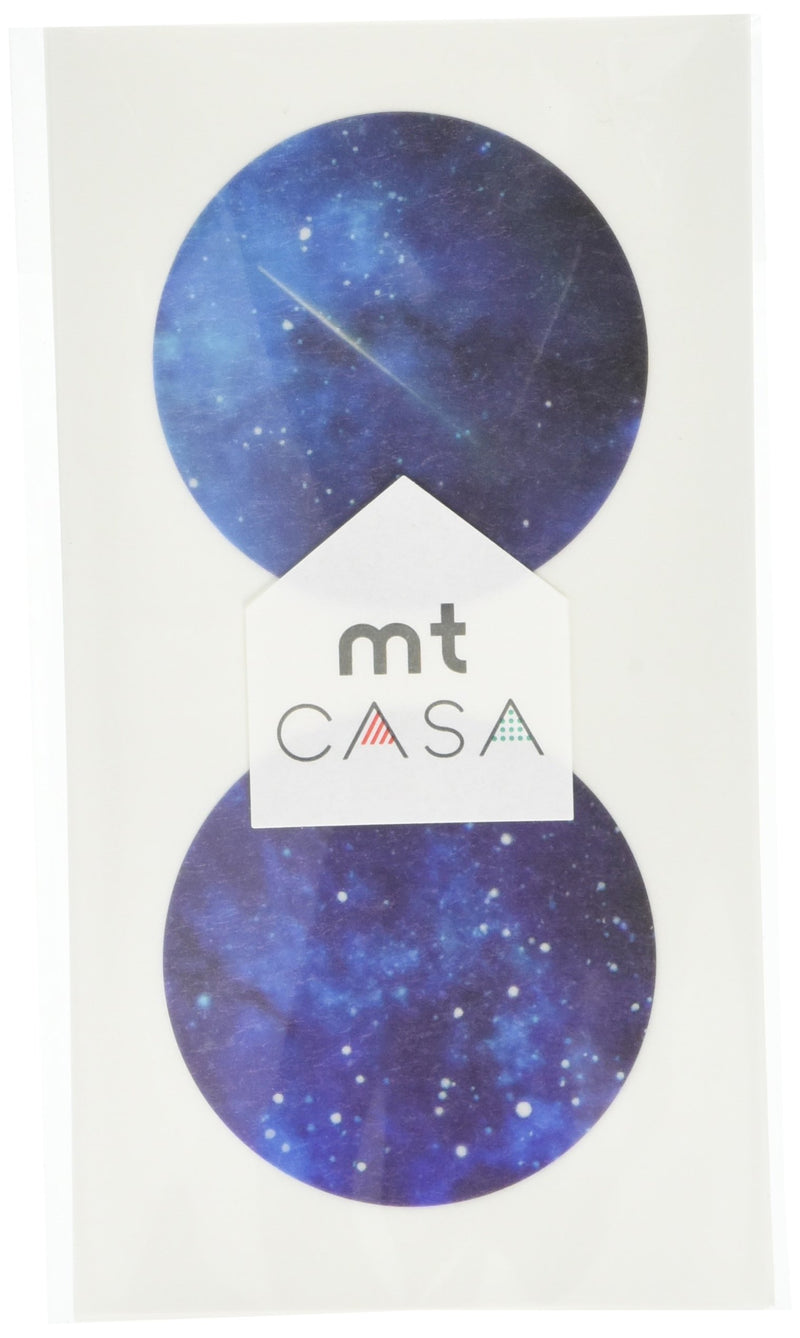 MT CASA 50 mm Seal Circle Sticker - Starry Sky (Pack of 10