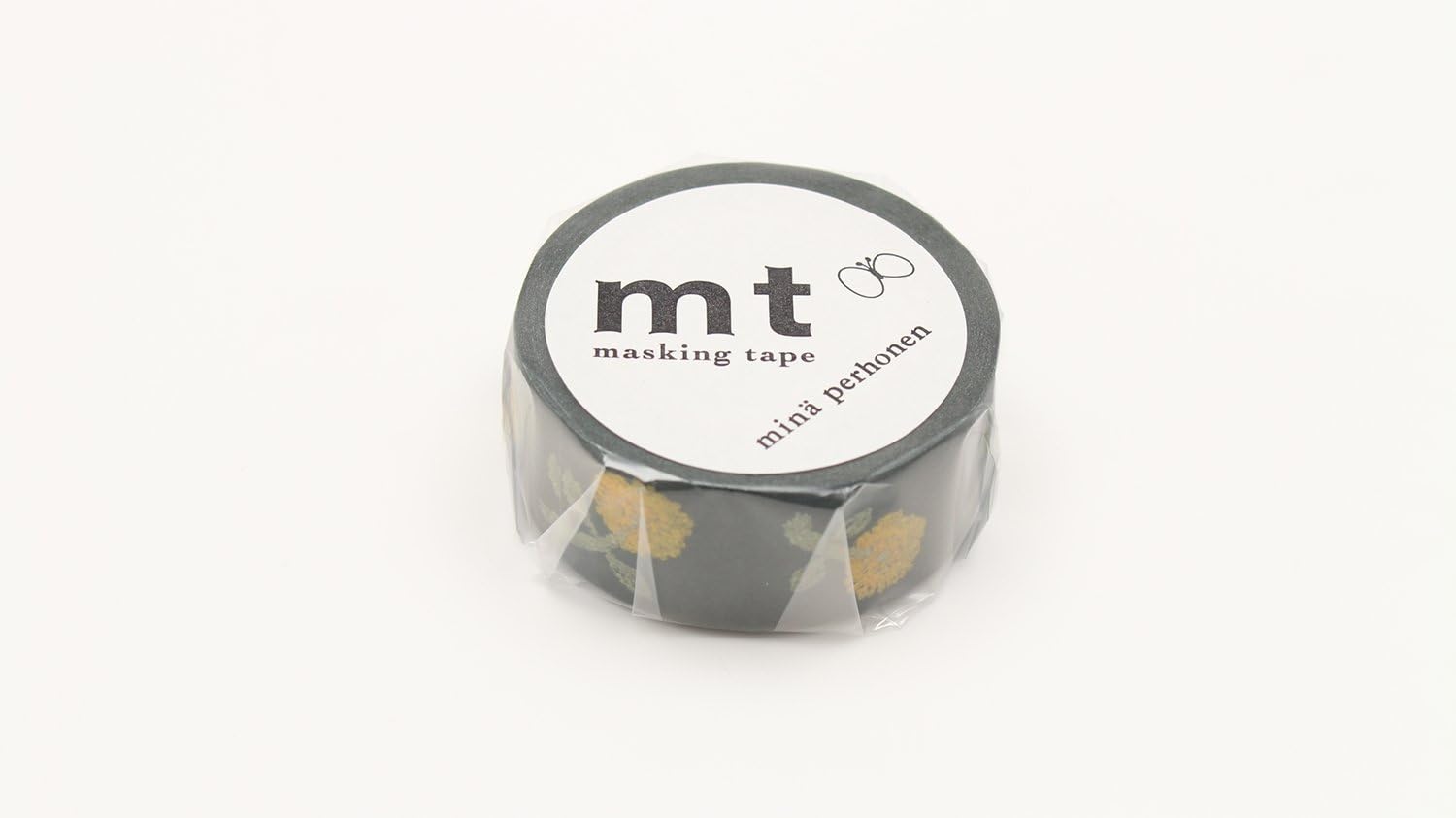 MT Mina Perhonen "Skip" Washi Masking Tape, Yellow,Green