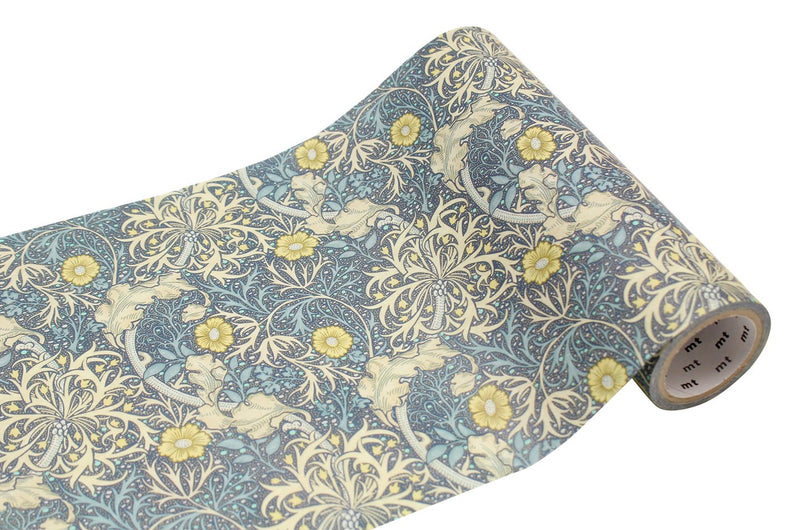 MT MTWRMI58Z 155 mm x 5 m "William Morris Seaweed" Wrapping Paper