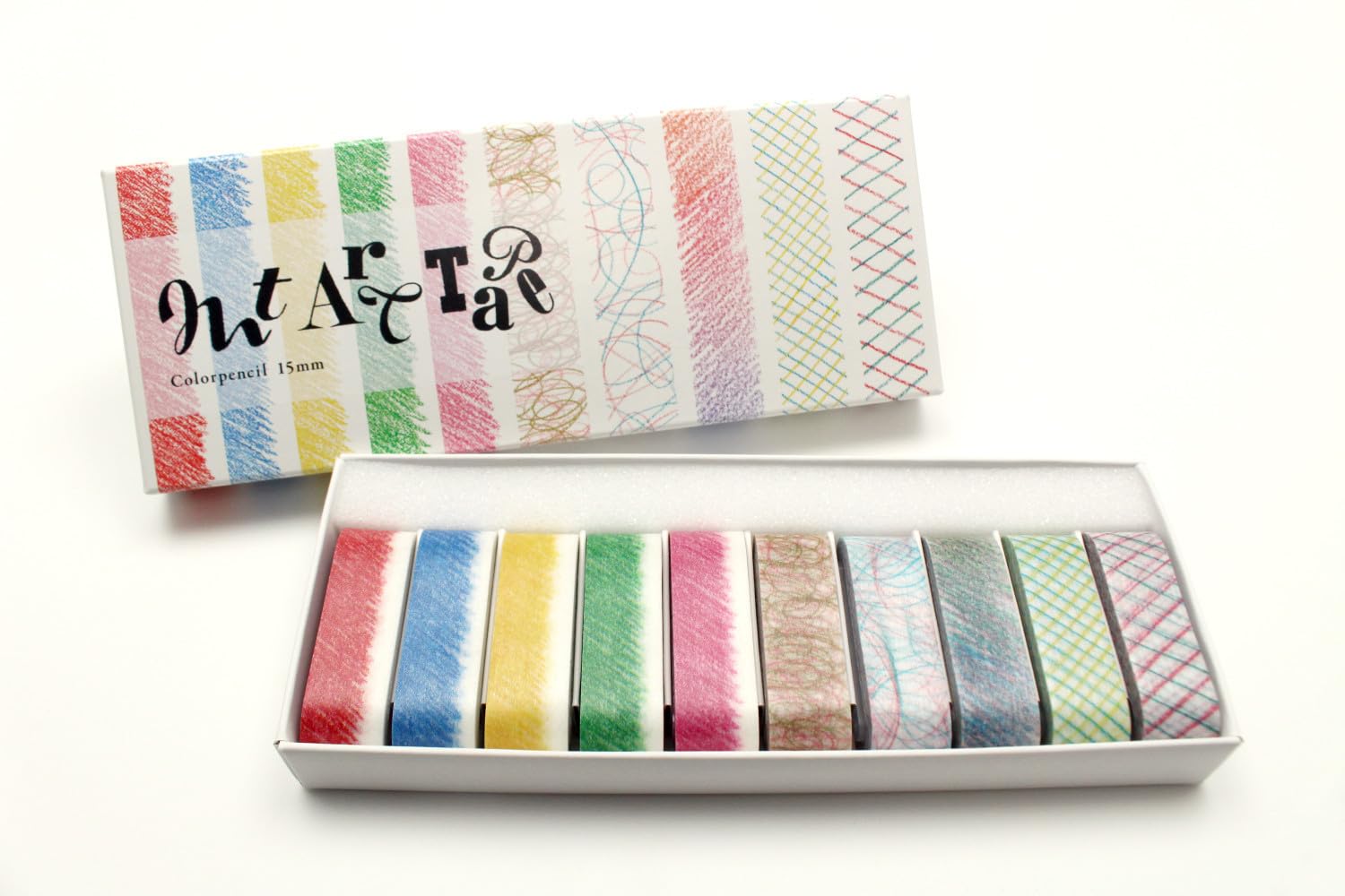 MT MTART03Z 15 mm Art Tape Pencils (Pack of 10