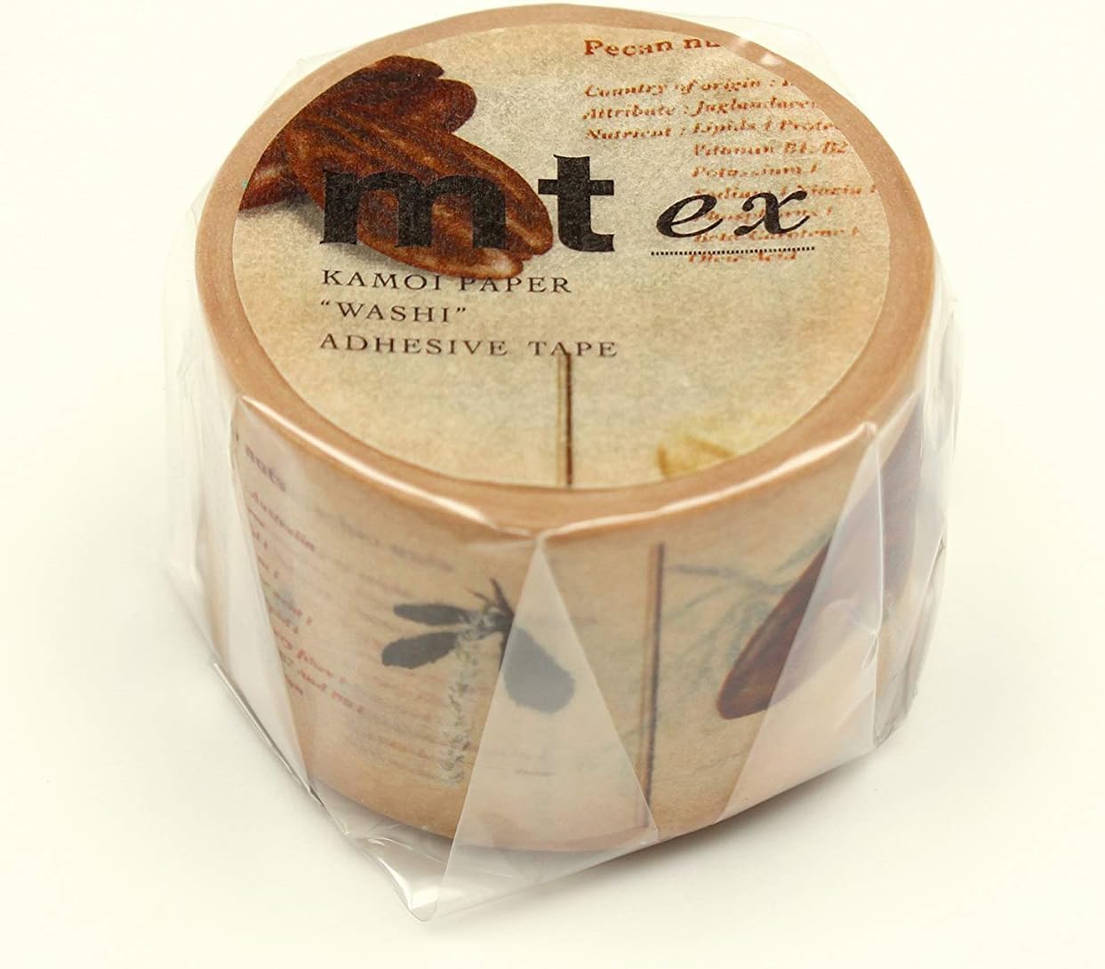 mt ex 'Encyclopedia Nuts' washi Masking Tape - 1 Roll