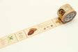 mt ex 'Encyclopedia Nuts' washi Masking Tape - 1 Roll