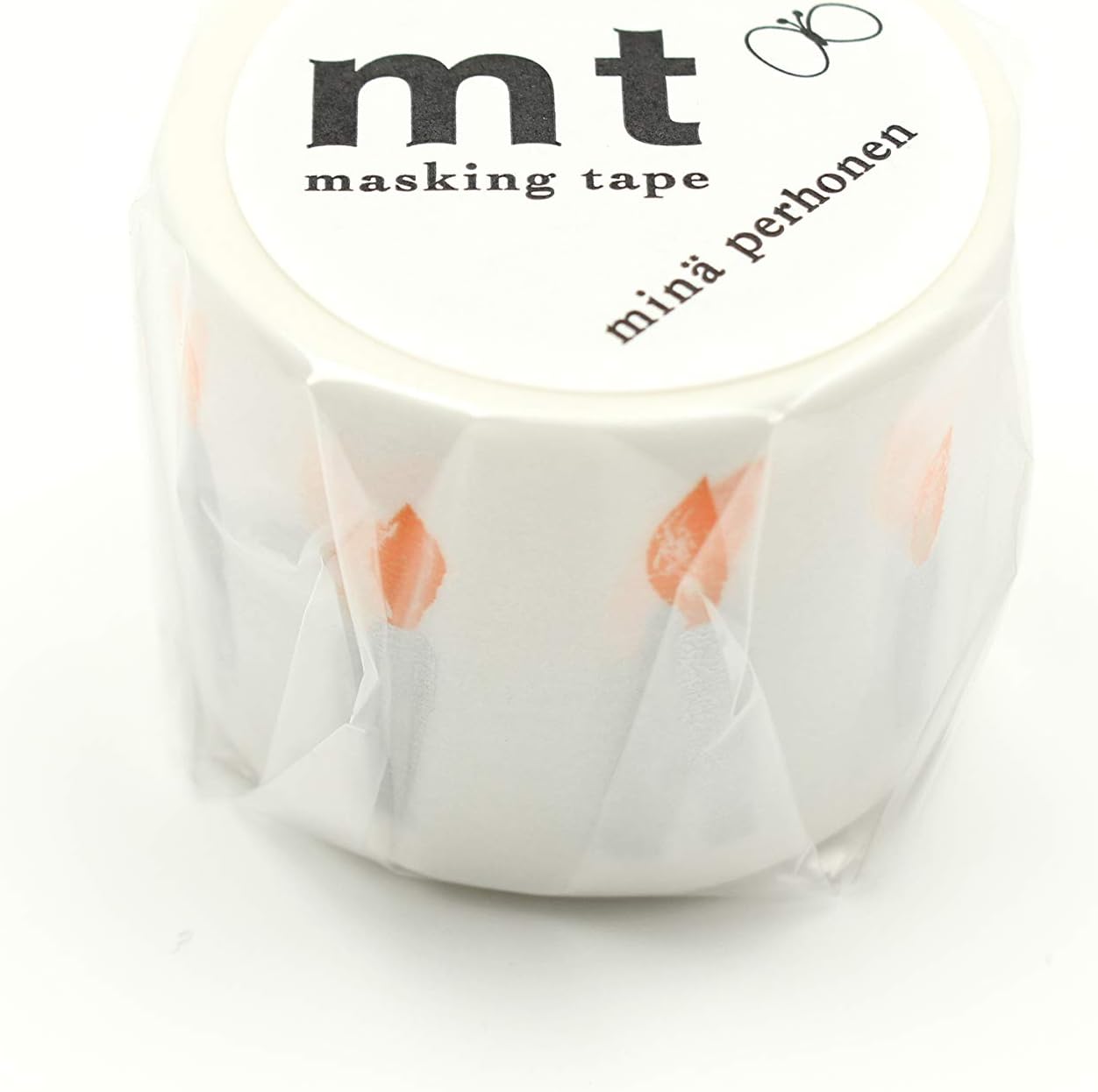 mt Mina Perhonen 'Candle' washi Masking Tape - 1 Roll