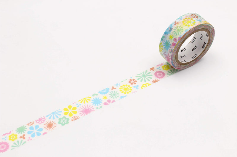 MT ex 'Spring Pattern' Washi Masking Tape - 1 Roll