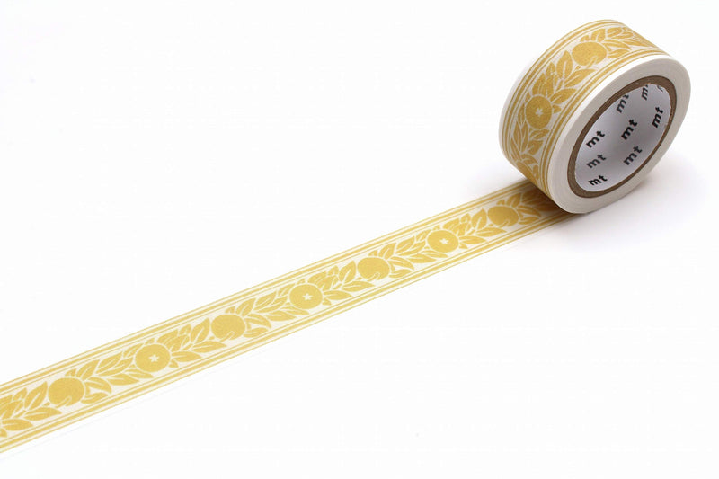 mt Morris & Co. 'Orange Border' Washi Masking Tape 20mm x 7m - 1 roll