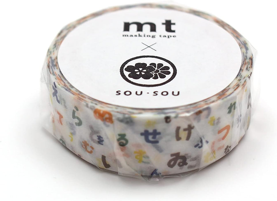 MT SOU SOU Washi Masking Tape 15mm x 7m - IRO ha nihoedo