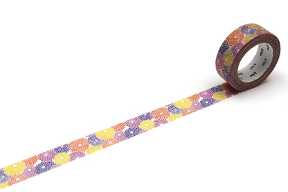MT SOU SOU Washi Masking Tape 15mm x 7m - kiku zukushi