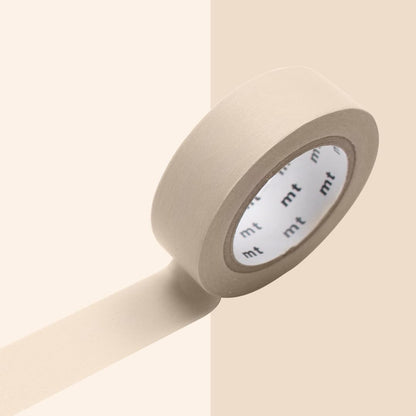 Pastel Cocoa Washi Masking Tape - 1 Roll - 15mm x 7m