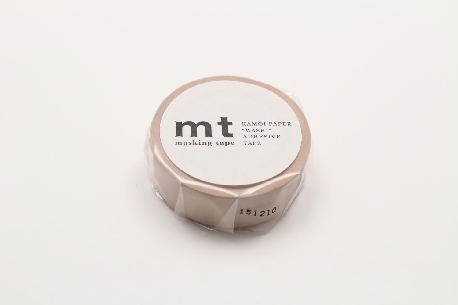 Pastel Cocoa Washi Masking Tape - 1 Roll - 15mm x 7m
