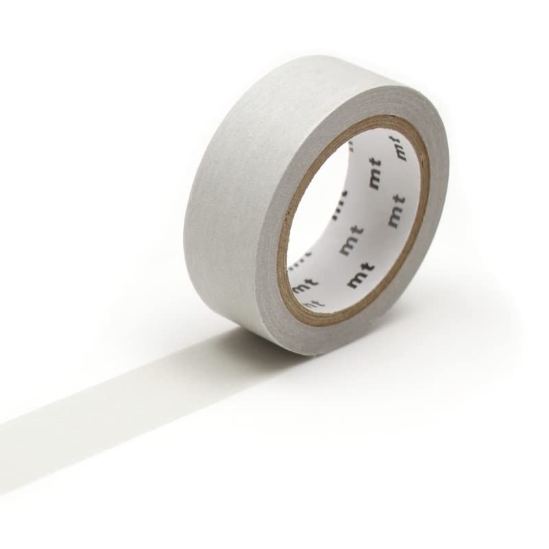 Masking Tape (MT) 1.5cm Plain Pastel Grey