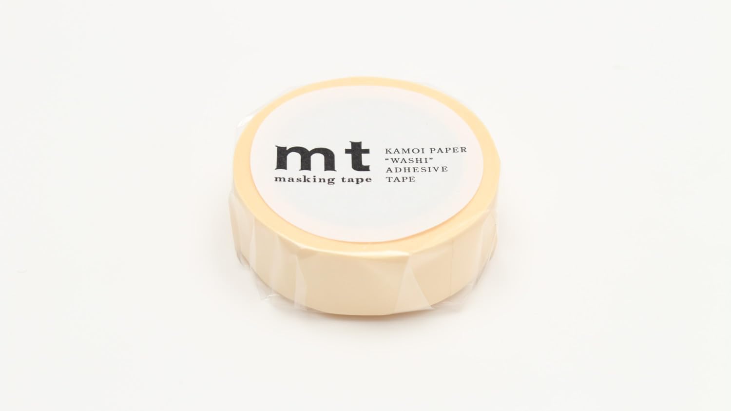 Masking Tape (MT) Plain Pastel Colours, Ecru
