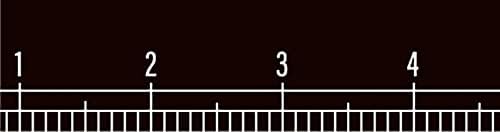 MT ex Washi Masking Tape 10mm x 7m - Black Ruler