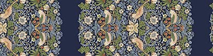 MT Morris & Co. Washi Masking Tape 50mm x 7m - Strawberry Thief Indigo/Mineral