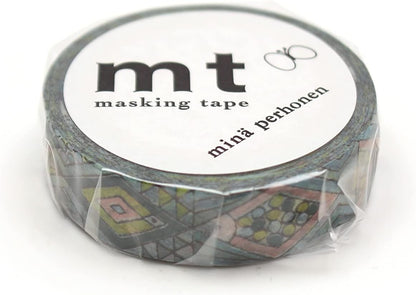 MT Mina Perhonen Washi Masking Tape 12mm x 7m - pesce