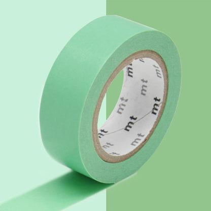 Masking Tape (MT) 1.5 cm Plain Emerald Green