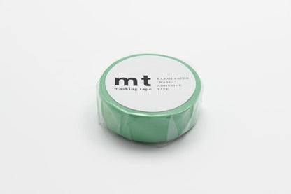Masking Tape (MT) 1.5 cm Plain Emerald Green