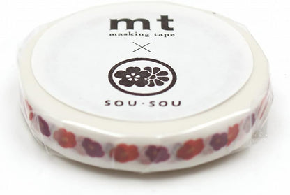 MT SOU SOU Washi Masking Tape 7mm x 7m - hanatsubaki