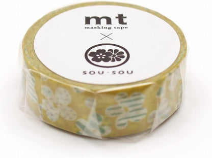 MT SOU SOU Washi Masking Tape 15mm x 7m - Blooming