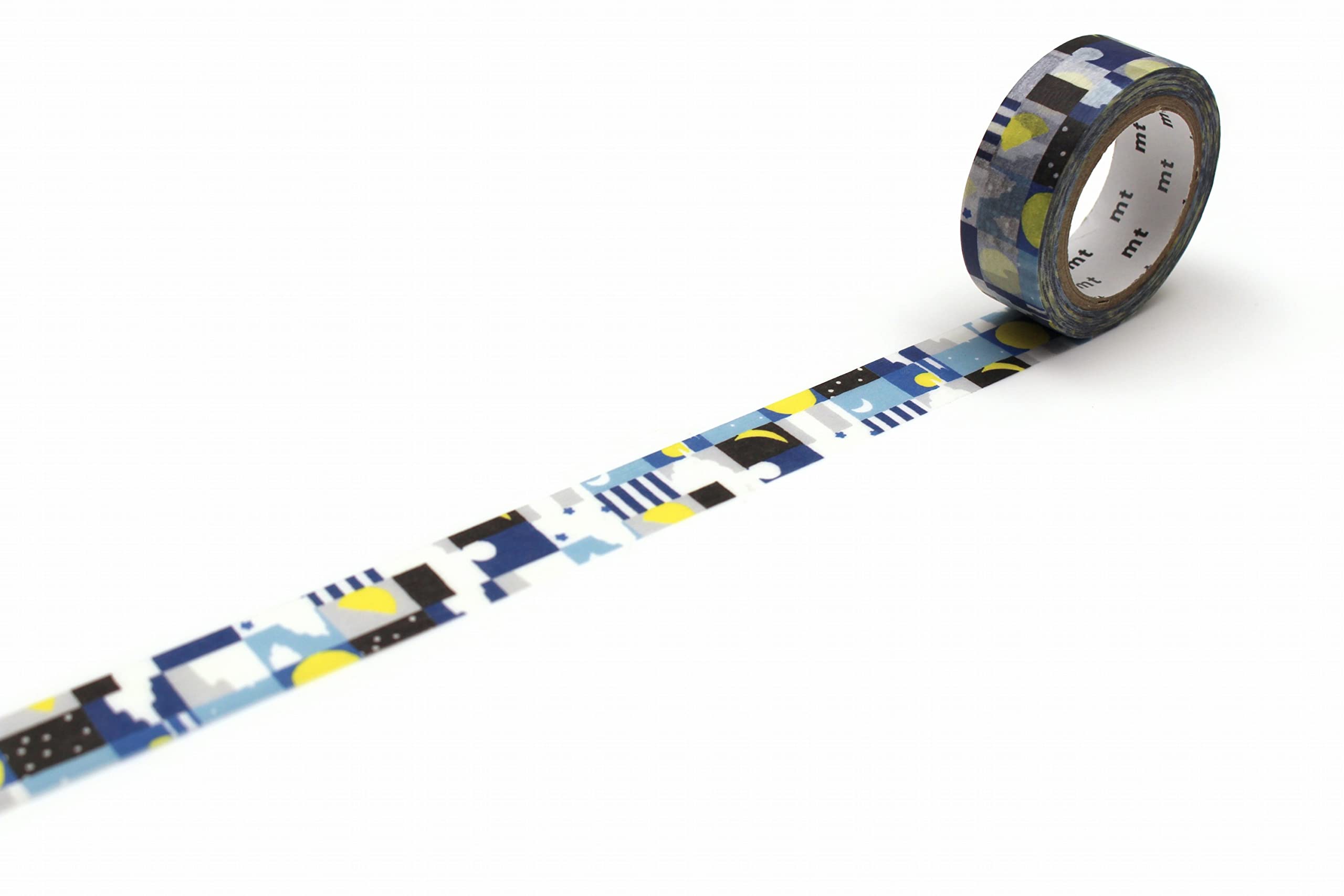 MT SOU SOU Washi Masking Tape 15mm x 7m - Moon and Stars