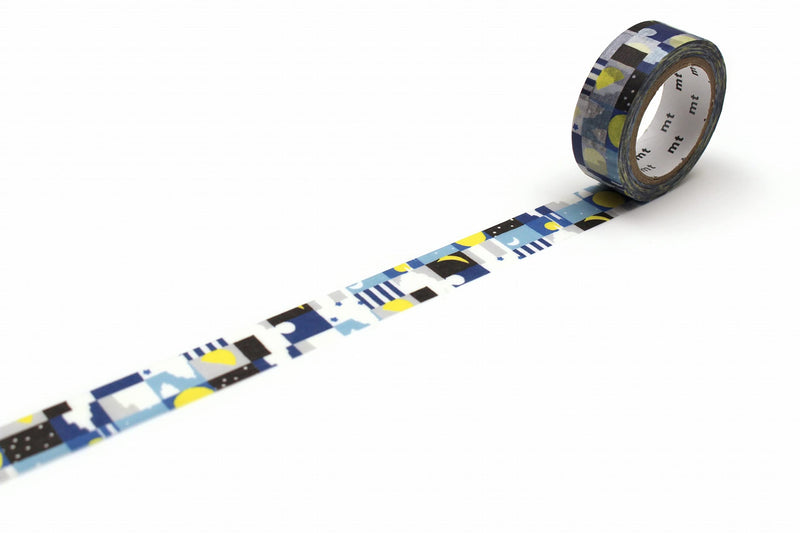 MT SOU SOU Washi Masking Tape 15mm x 7m - Moon and Stars