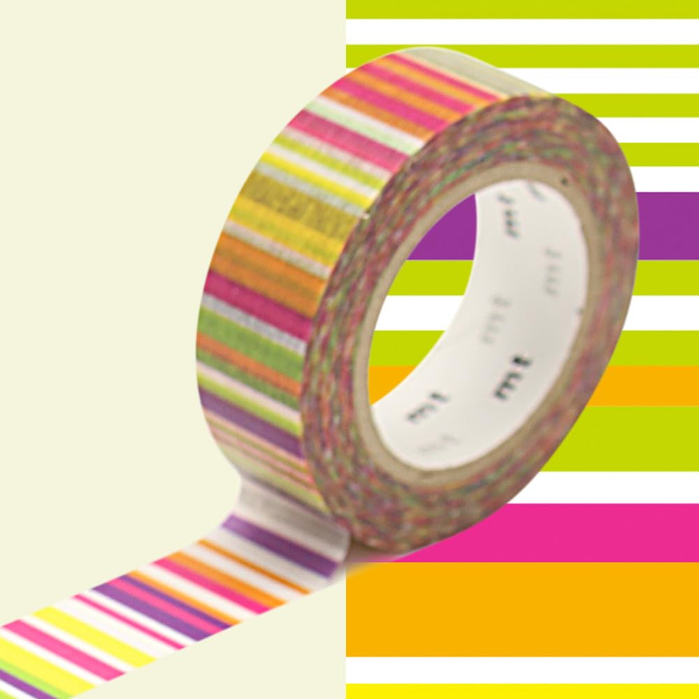 mt 1P deco - multi border vivid