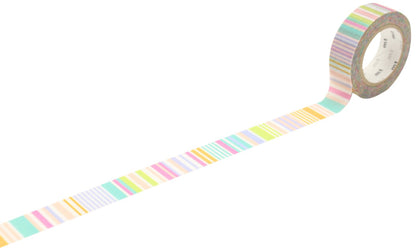 Mt 1P Deco - Multi Border Pastel