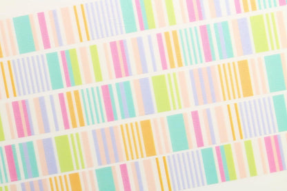 Mt 1P Deco - Multi Border Pastel