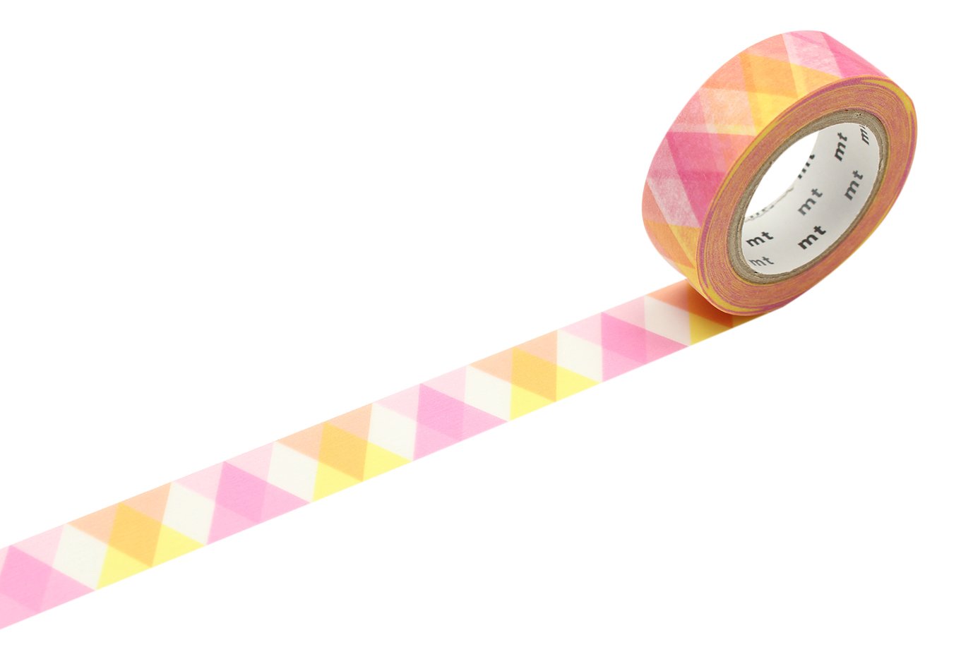 MT Masking Tape "Triangle and Diamond Washi Masking Tape - Pink